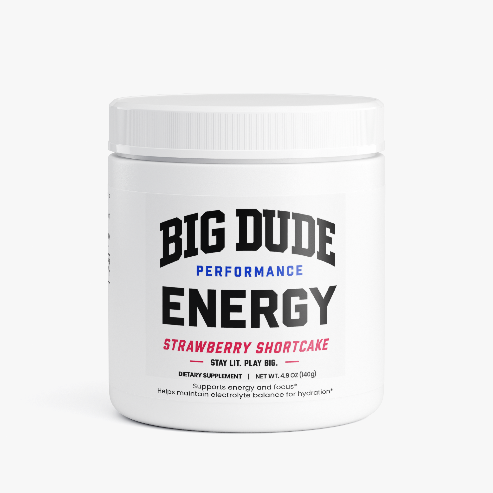 Energy Powder (Strawberry Shortcake)