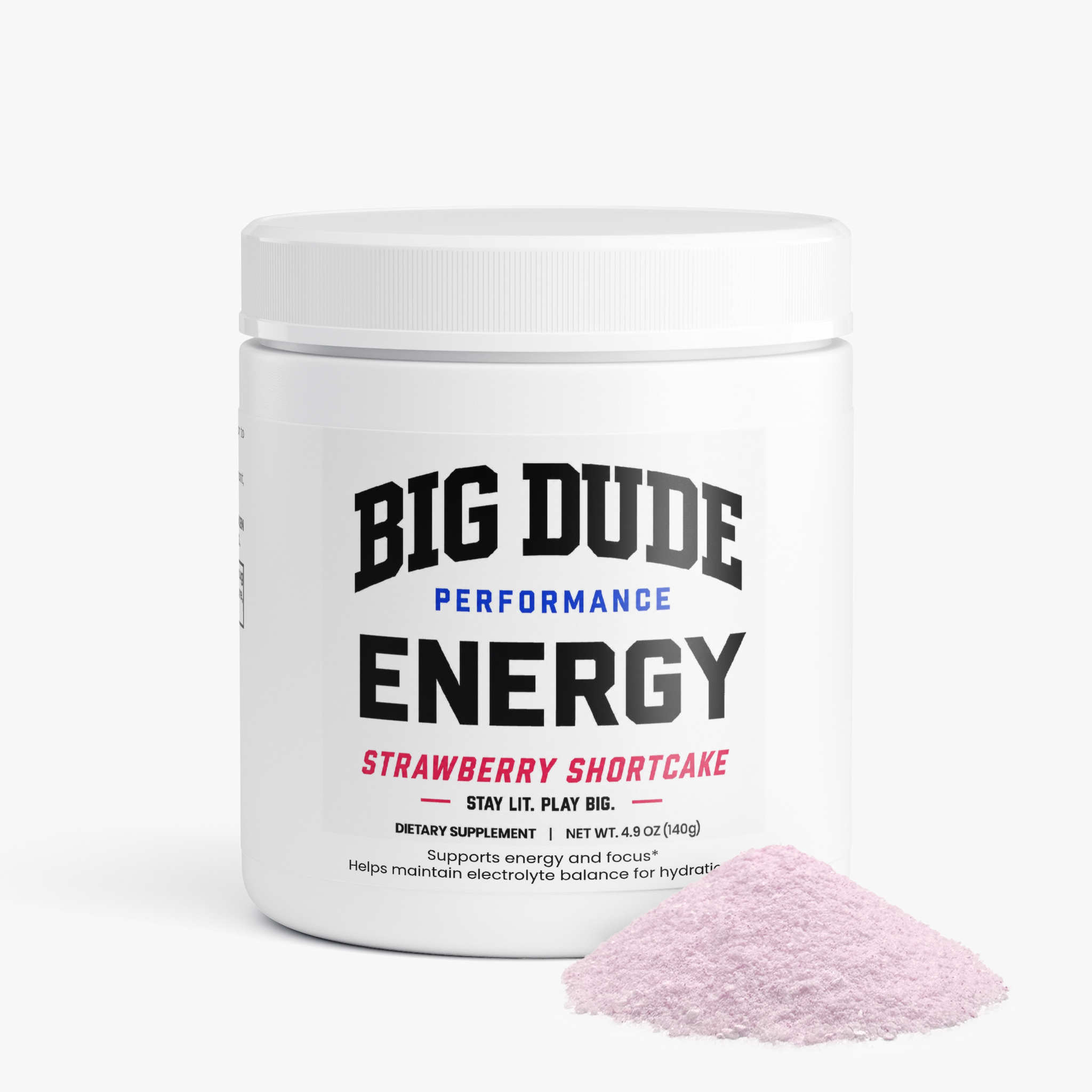 Energy Powder (Strawberry Shortcake)