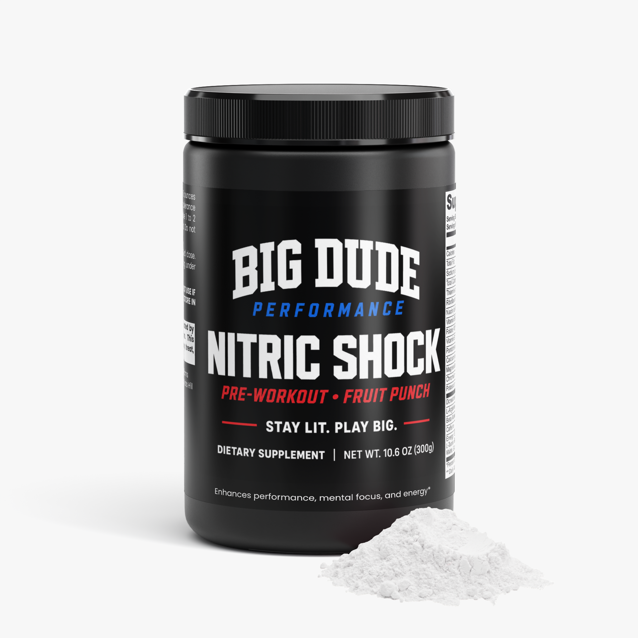 Nitric Shock Pre-Workout Powder (Fruit Punch)