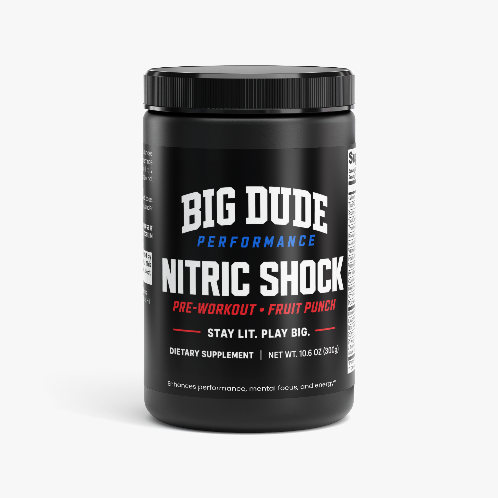 Nitric Shock Pre-Workout Powder (Fruit Punch)