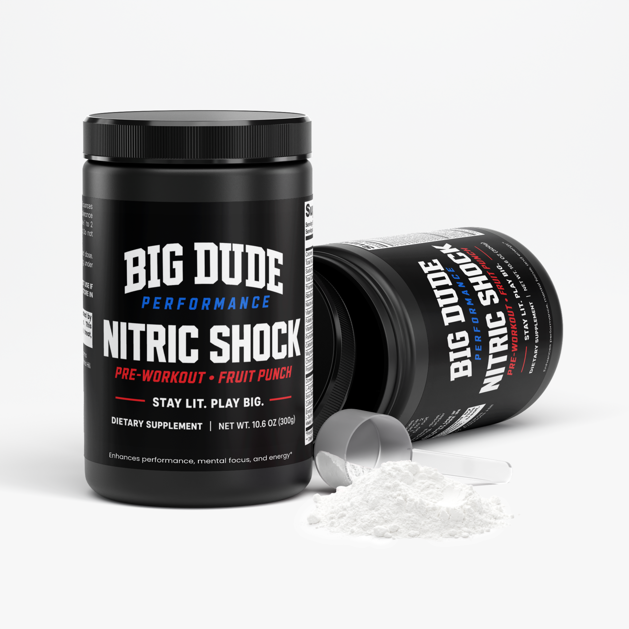 Nitric Shock Pre-Workout Powder (Fruit Punch)